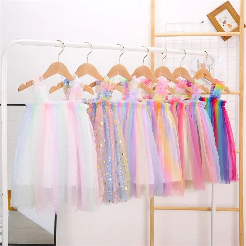 아동복 소녀 Tulle Suspender Skirts 여름 공주 투투 드레스 볼 가운 a 라인 드레스 댄스 파티 Costum 캐주얼 스커트 3317 Q2