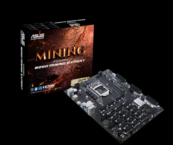 Computer-Motherboard Asus B250 Mining Experte