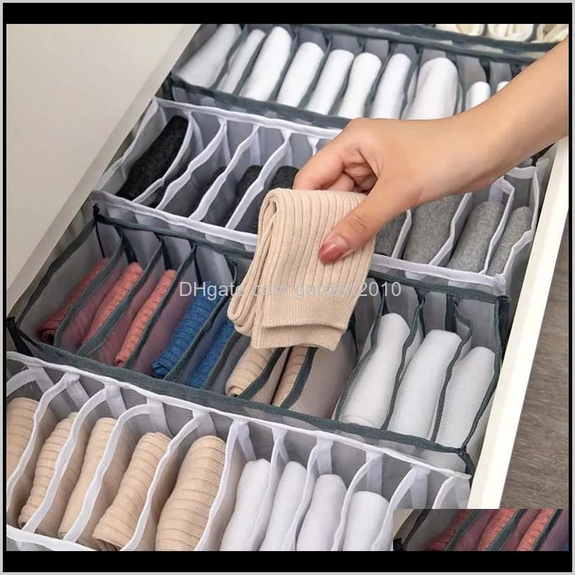 bra storage boxes underwear clothes organizer drawer nylon divider closet organizer for folding ties socks shorts
