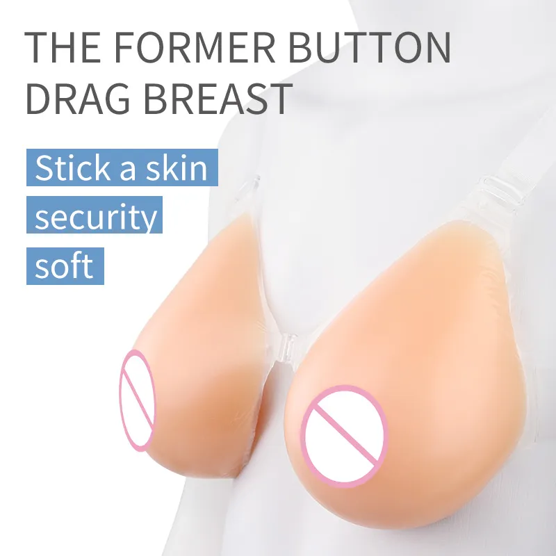 A-EE Cup Teardrop Self-adhesive Silicone Breast Forms False Boobs Bra  Enhancers