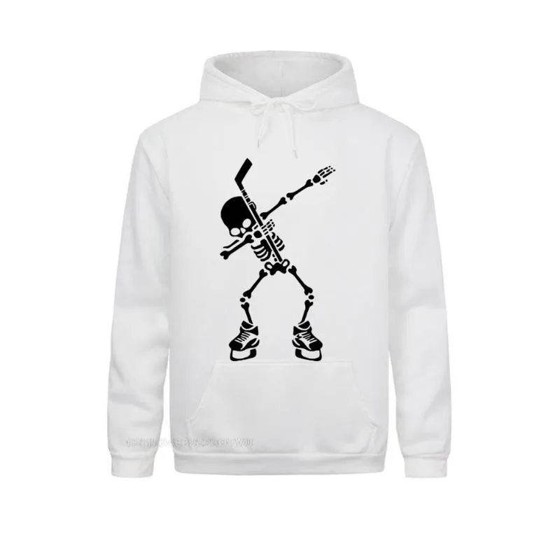 Mäns Hoodies Sweatshirts Hockeyer Skelett Dabbing Halloween Dab Dans Hoodie Män Mode Pullover Top Oversized Plus Storlek