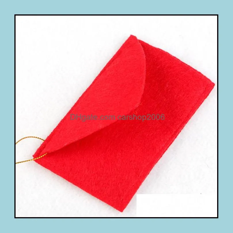 Christmas Gift Card Holders Gifts Cards Box Candy with Envelopes Xmas Money Holder Red HWD9152