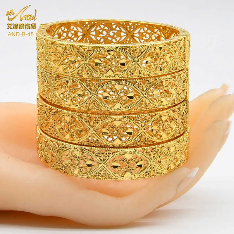 Exquisite 24K Gold Plated Indian Bangles Luxury African Womens Hard Charm Bracelet For Weddings Ethiopian Arabic Hand Jewelry From Sihuai05 6.28 DHgate.Com