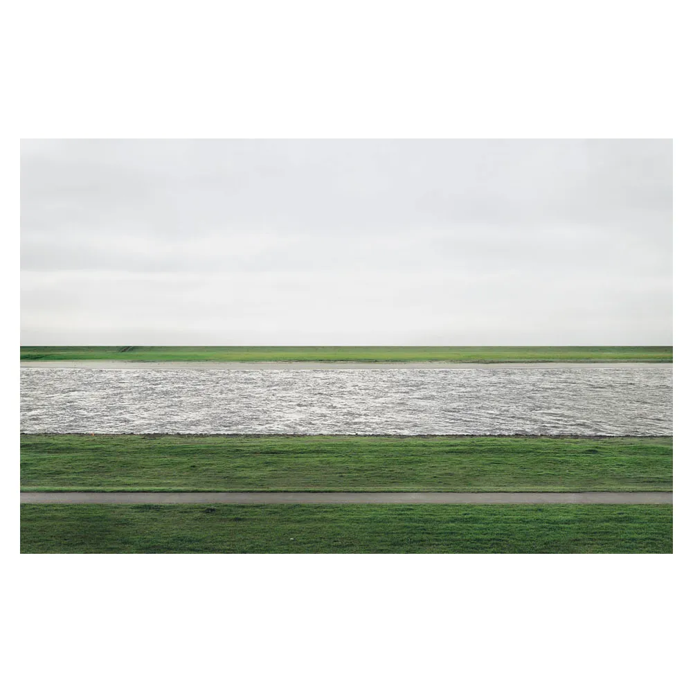 Andreas Gursky Rhein ii Photography Painting Poster Print Home Decor Framed Or Unframed Photopaper Material