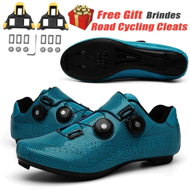 Scarpe da ciclismo Scarpe da tacchetti Sapatilha Ciclismo Mtb Uomo Sneakers da bicicletta da strada Donna Mountain Bike Scarpe da ginnastica da esterno Unisex Taglia grande