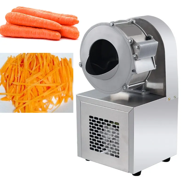 220V Commerciële Elektrische Shredder Groente Verwerking Machine Aardappel Wortel Gember Slicer Shred Cutter 180W