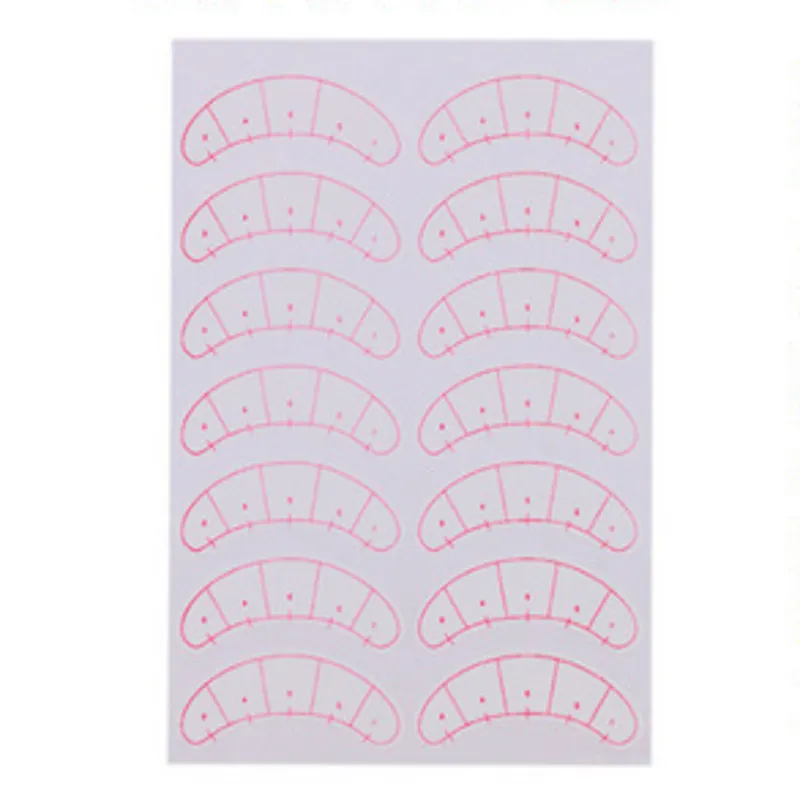 100 zestawów 10Sheets / zestaw plastry papierowe 3d rzęsy pod okiem podkładki rzęs rzęs przedłużenie oko Wskazówki Naklejki Okładki Narzędzia