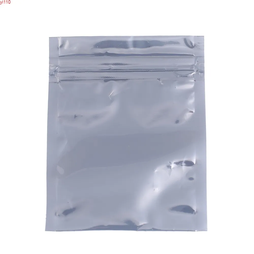 8x10cm 100pcs Flat Bottom Translucent Barrier Self Seal Zip Lock Waterproof Reclosable Antistatic Packing Bag For Computer Partsgoods