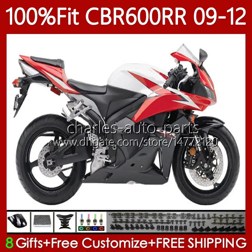 OEM FALTINGS لهوندا CBR 600 CBR600 RR أبيض أحمر بلك CC F5 2009 2012 2012 الجسم 69NO.86 CBR 600F5 600RR 600CC 2009-2012 CBR600RR 09 10 11 12 12 حقن العفن