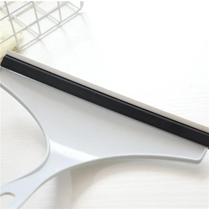Glass Wipers Cleaner Home Window Cleaning Tool Artifact Scraper Rubber Single-sided Wipe Bathroom Mirror DH5867