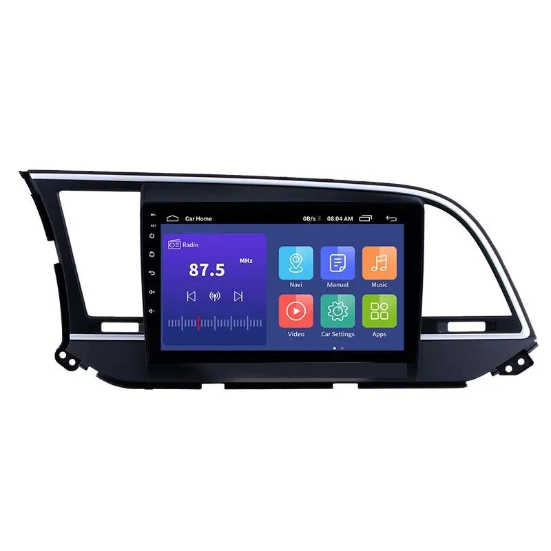 9 pouces 2din Android 10 voiture dvd Radio GPS lecteur d'unité multimédia pour 2015-2018 Hyundai Elantra 6 RHD prise en charge wifi