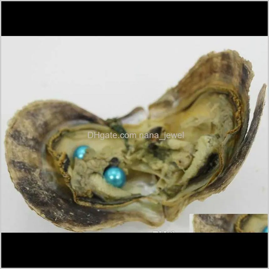 twins 2018 wholesale 25 colors 6-7mm round pearls in saltwater oysters akoya oysters double pearls love wish pearl gifts