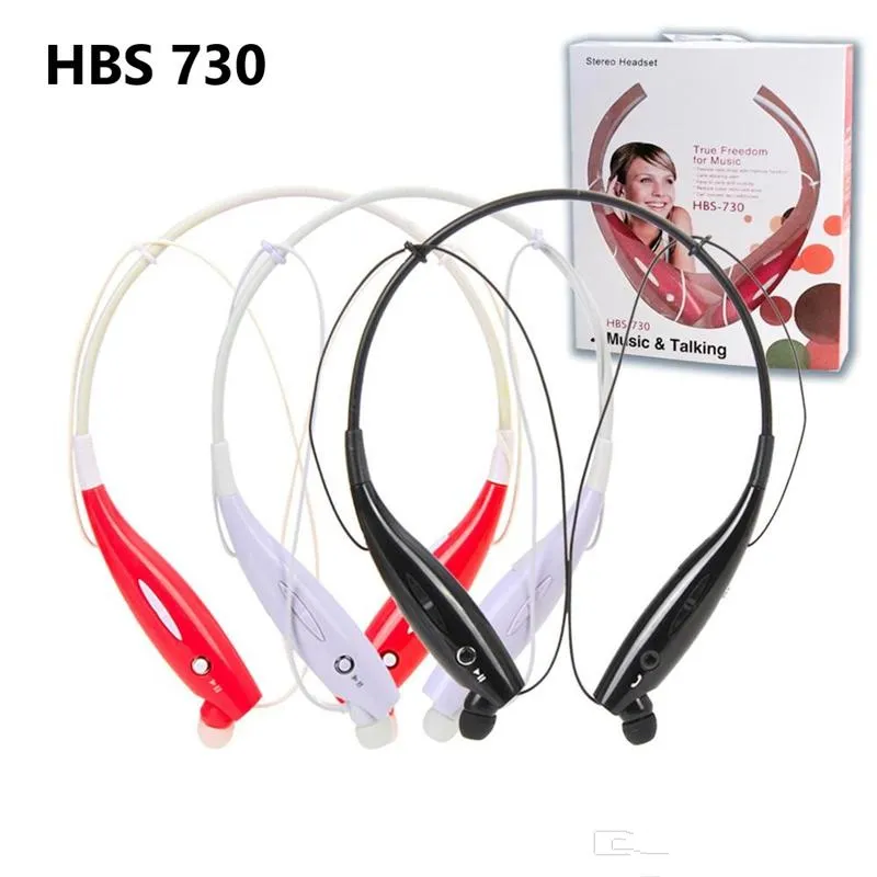 HBS730 Auricolari Bluetooth con archetto da collo wireless Cuffie Tono stereo + Sport Apt X Cuffie intrauricolari per smartphone LG/iPHONE HBS 730 V5.0 Auricolare hbs900 hbs800