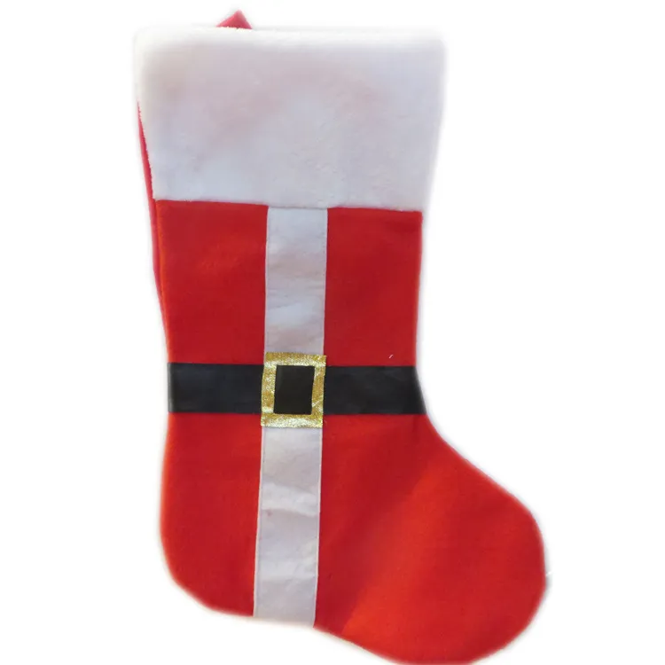 New Christmas Stocking christmas socks supplies Red Santa Socks Snowman Christmas Kid Gift Stockings bag IC832