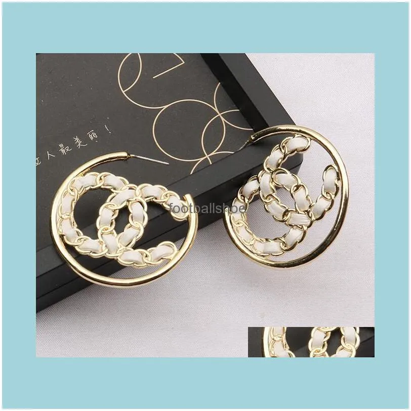 Kolczyki Biżuteria 20 kolorów Pozłacane 18-karatowym złotem Luksusowa marka Projektanci Litery Stud Geometryczny Klasyczny Kobiety Frędzel Serce Kryształ Rhinestone Perła