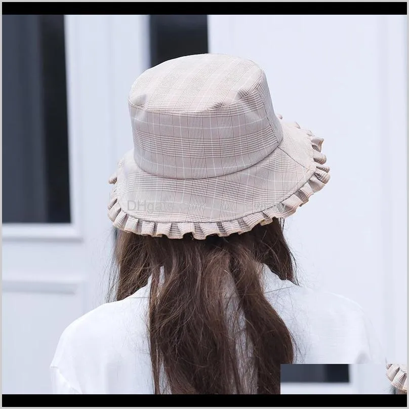 summer sun hats for women bucket beach hat casual wide brim foldable outdoor fishing caps adjustable panama women`s