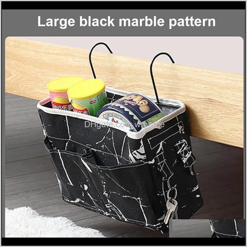 portable storage bag felt bedside hanging rack for table sofa reusable fabric hooks & rails