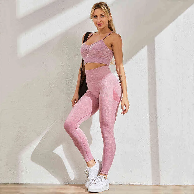 Mulheres Sexy Leggings Bolha Butt Push Up Fitness Legging Slim Cintura Alta  Leggins Mujer Sem Emenda Fitness Legging 211204 De $69,03