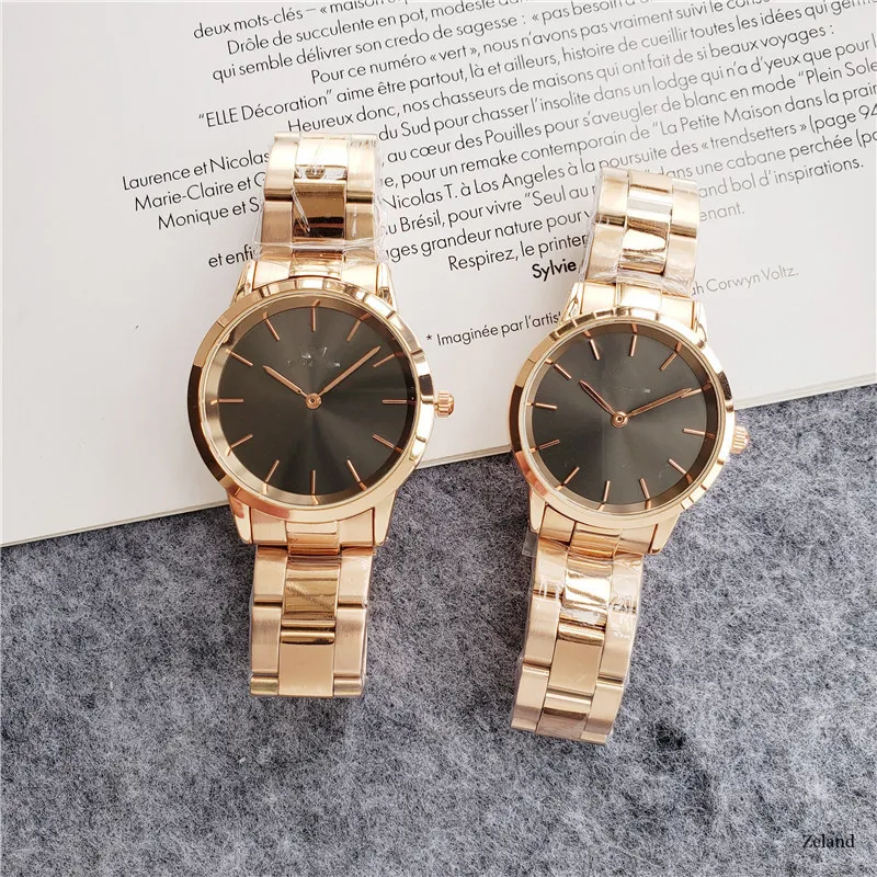 Erkek Satıyor 36mm Womens Watches 32mm kuvars moda basit dw gül altın Daniel'in kol saatleri334o