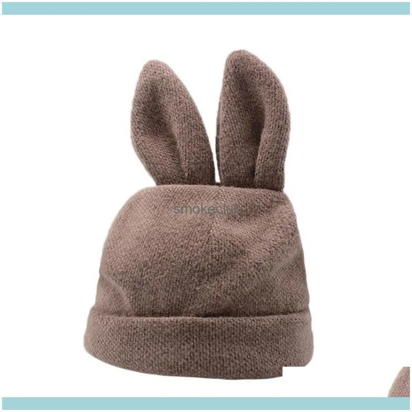 Beanies Hat Female 2021 Fall/winter Drape Ears Woolen Ins Knitted Warm Korean Version Japanese Net Red Cold