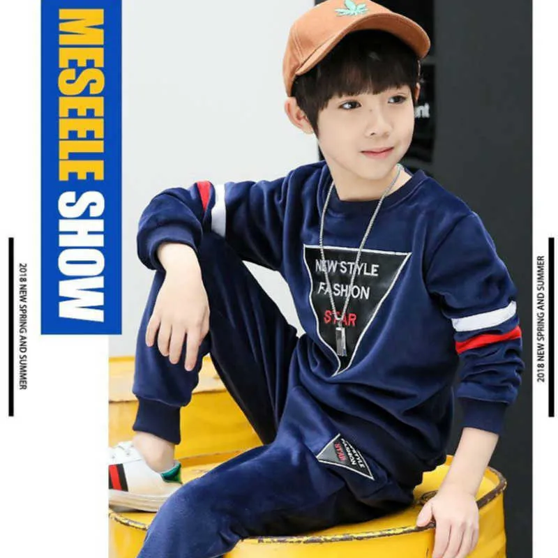 Trainingsanzug Kinder Blumenmuster - Hoodie & Hose Set Für Jungen & Mädchen