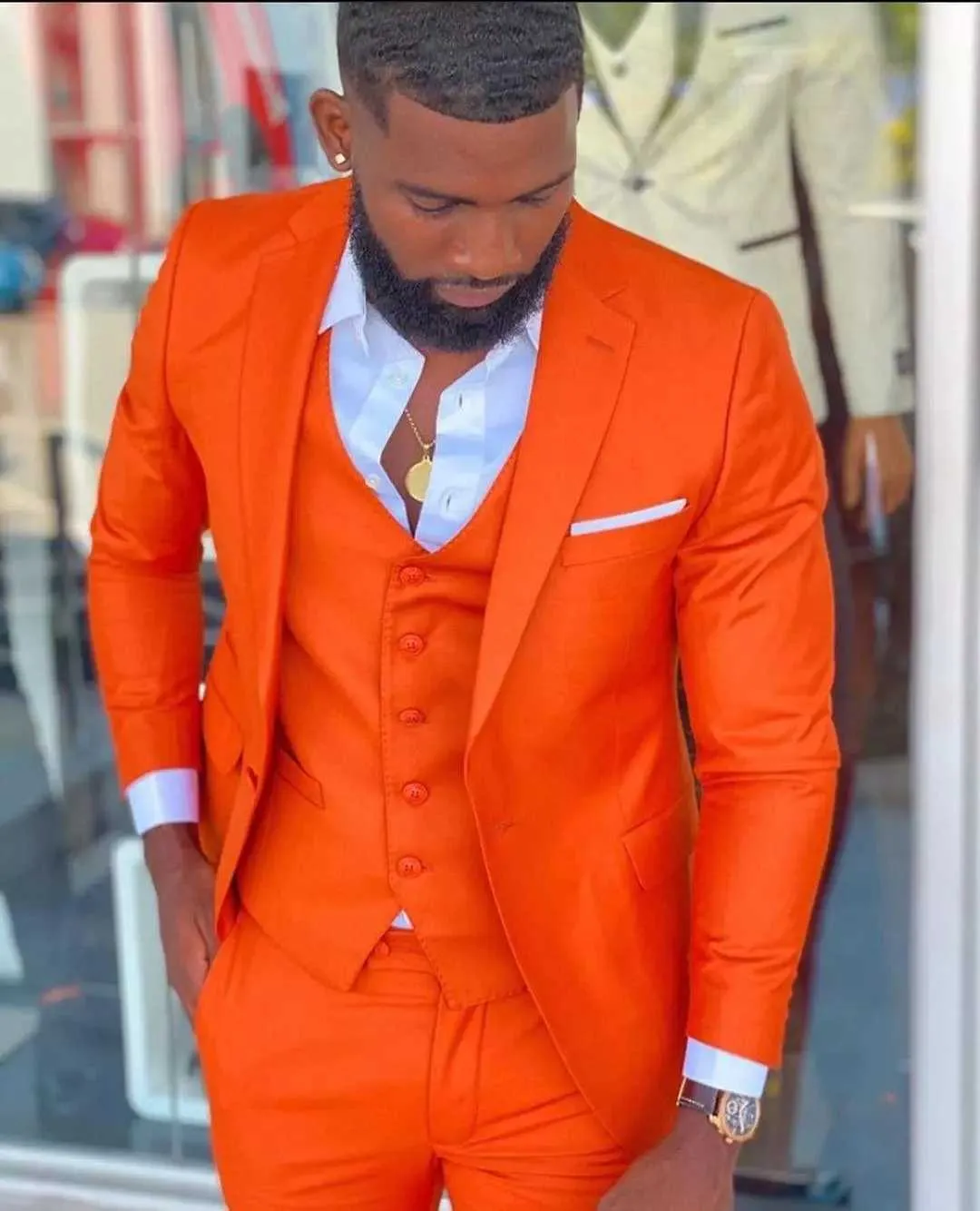 Orange Blazer Mens Suit: Notch Lapel Slim Fit Tuxedo, Costume Homme For Wedding, Prom, And Autumn Events From Wangcai01, $80.63 | DHgate.Com Orange Blazer Mens Suit: Notch Lapel Slim Fit Tuxedo, Costume Homme For Wedding, Prom, And Autumn Events From Wangcai01, $80.63 | DHgate.Com