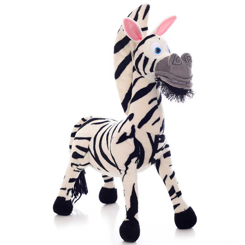 Encantador de pie cebra peluche juguete de dibujos animados loco cebras  simulación animal suave suave muñecas