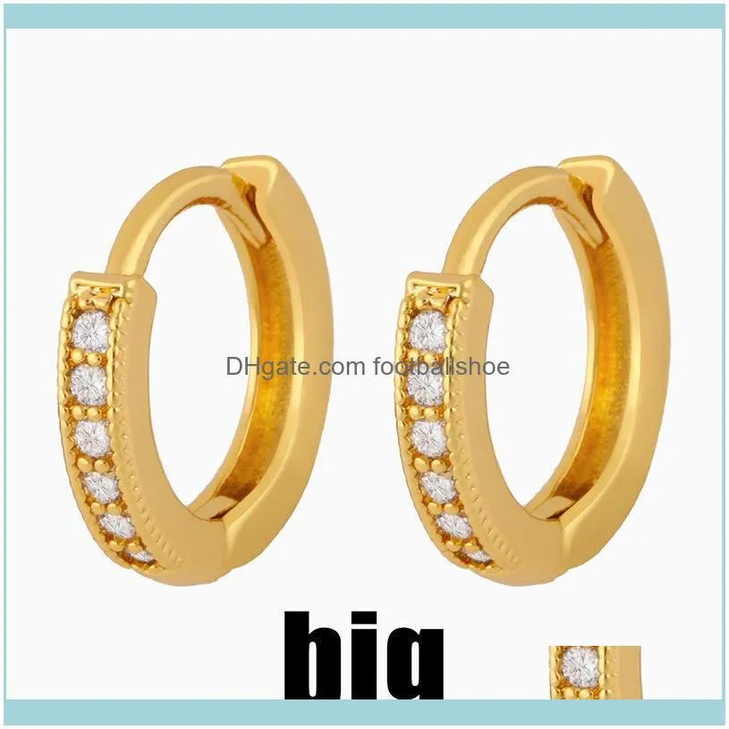 Designers Simple small Zircon Earrings, buckle, bone nail, women`s advanced rings, Korean earrings, er77