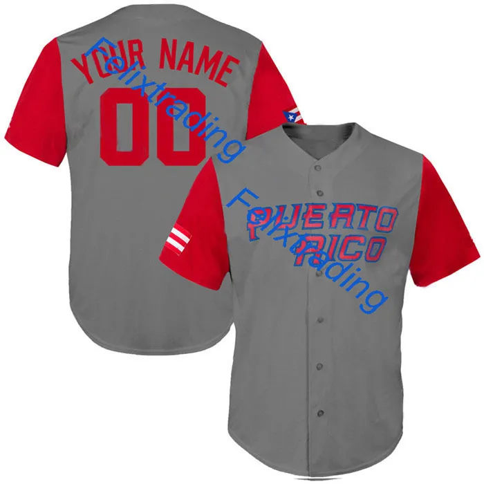 CARLOS CORREA PUERTO RICO WORLD BASEBALL CLASSIC JERSEY XL 48 2017