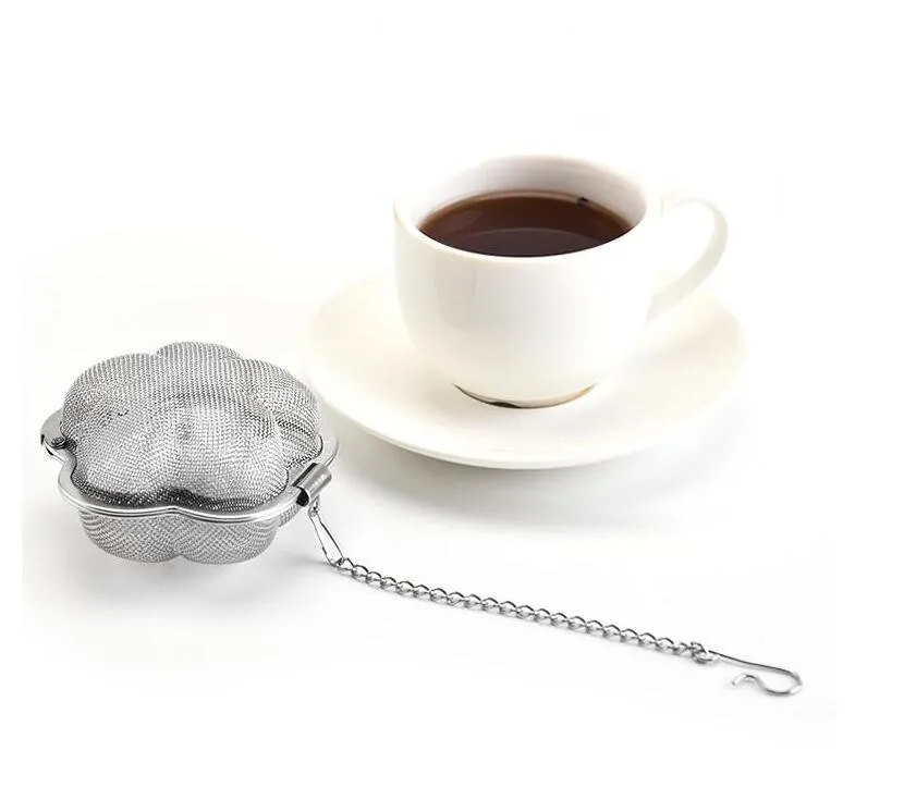 Colino da tè in acciaio inossidabile Forma di prugna Caffè per la casa Vaniglia Filtro per spezie Diffusore Creatività Accessori per infusore per tè