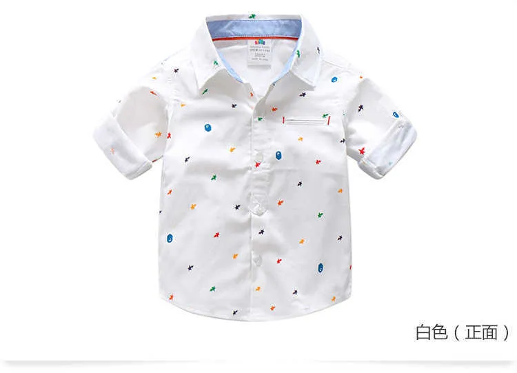 Children Clothing Casual Spring Autumn New Design Turn-Down Collar Long Sleeve Star Print Pocket Kids Shirts Boys (9)