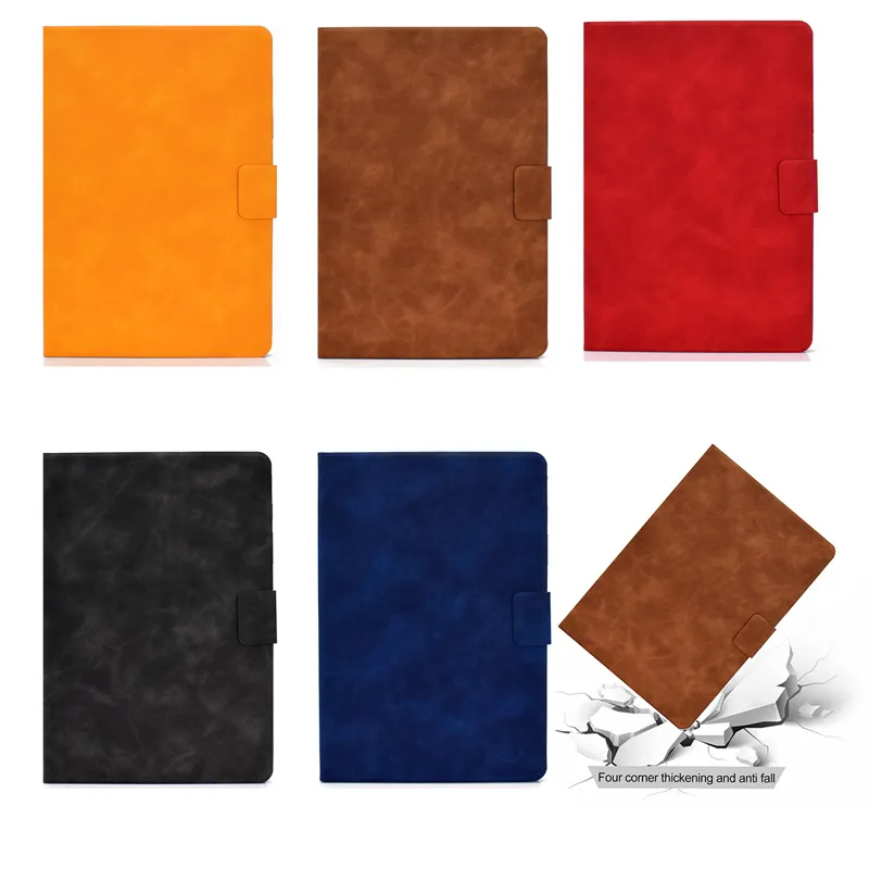 Étuis en cuir rétro anciens pour Ipad Mini 6 2021 1 2 3 IPAD4 5 Air4 9.7 Pro 11 10.5 10.2 Mode Vintage Old Business Porte-monnaie Flip Cover Pochette antichoc