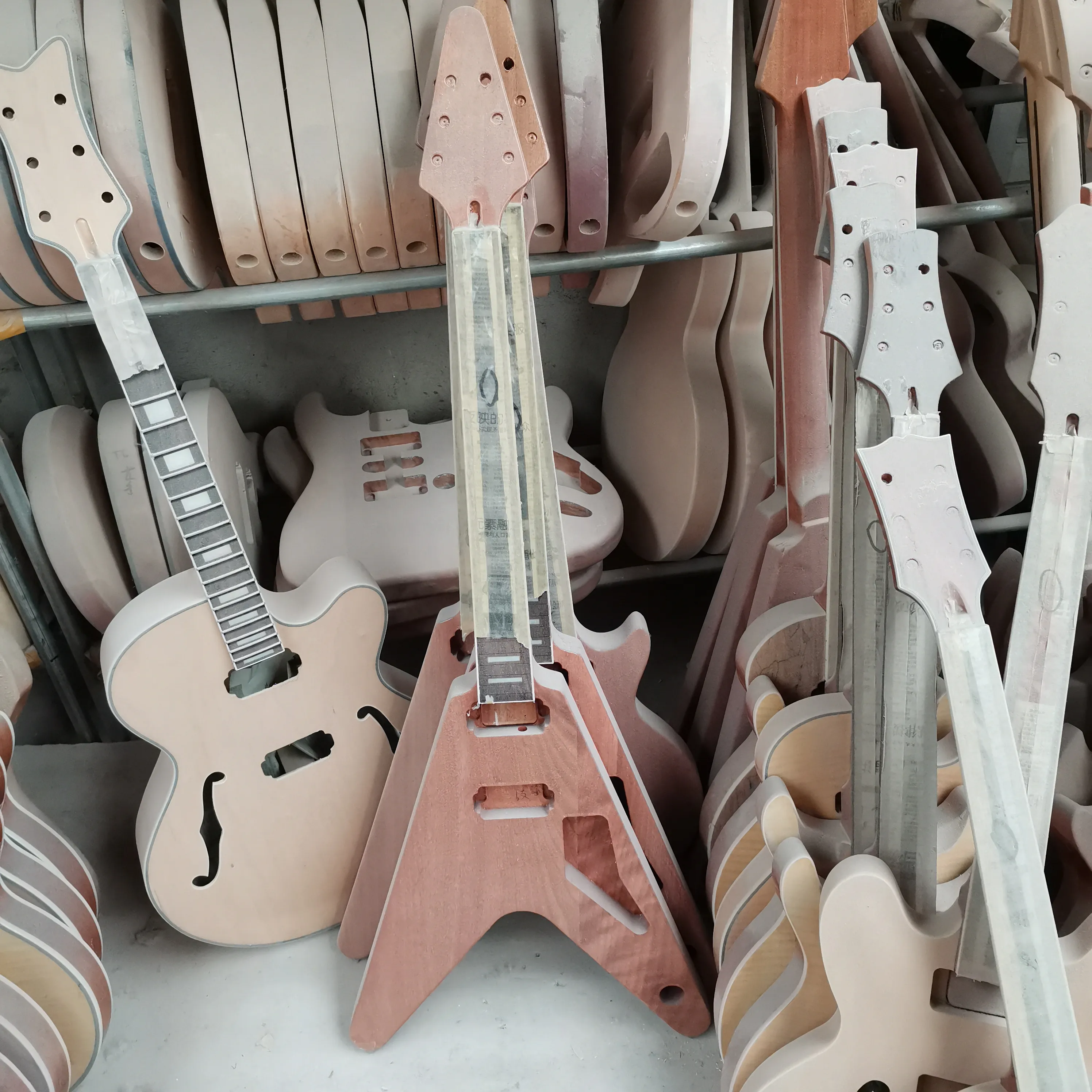Customizable Semi Finished Flying V Headless Electric Guitar With Rosewood Fingerboard From Factory From Soloworldguitarstore 289.45 DHgate.Com