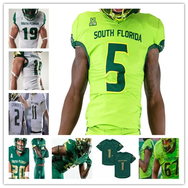 Custom USF South Florida Football Timmy McClain College Jersey Katravis