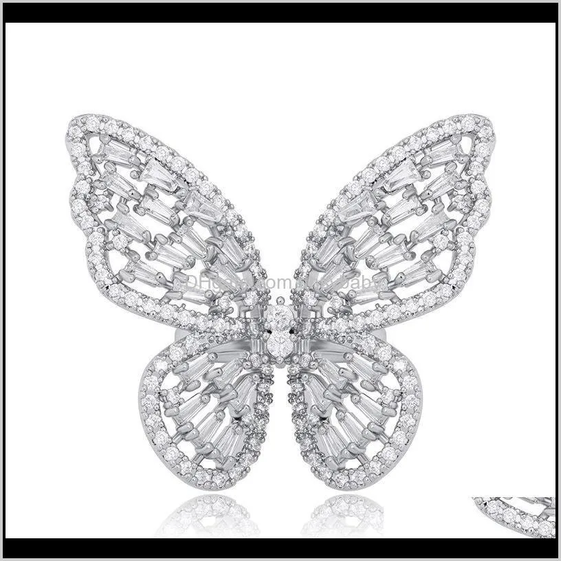 engagement rings for women luxury designer ring wedding love jewelry iced out diamond butterfly bijoux de créateurs de luxe femmes