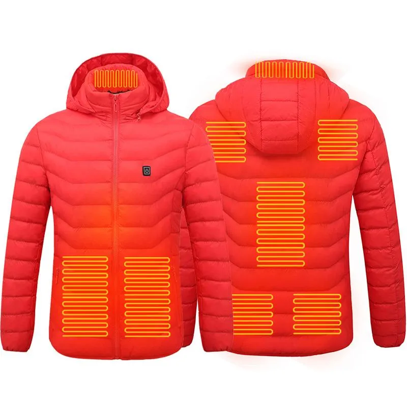 Winter USB Heated Jackets For Men And Women Thermal Cotton Coat With Heat  Sensing Patch For Hiking, Skiing, Hunting, And More From Yakima, $28.11