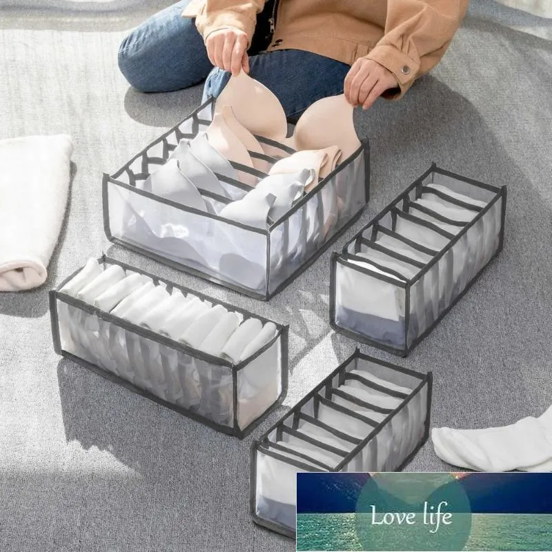 3pcs/set Minimalist Style Bra Underwear Organizer Drawer Divider Closet Storage Boxes For Folding Ties Socks Shorts Drawers Factory price expert design Quality