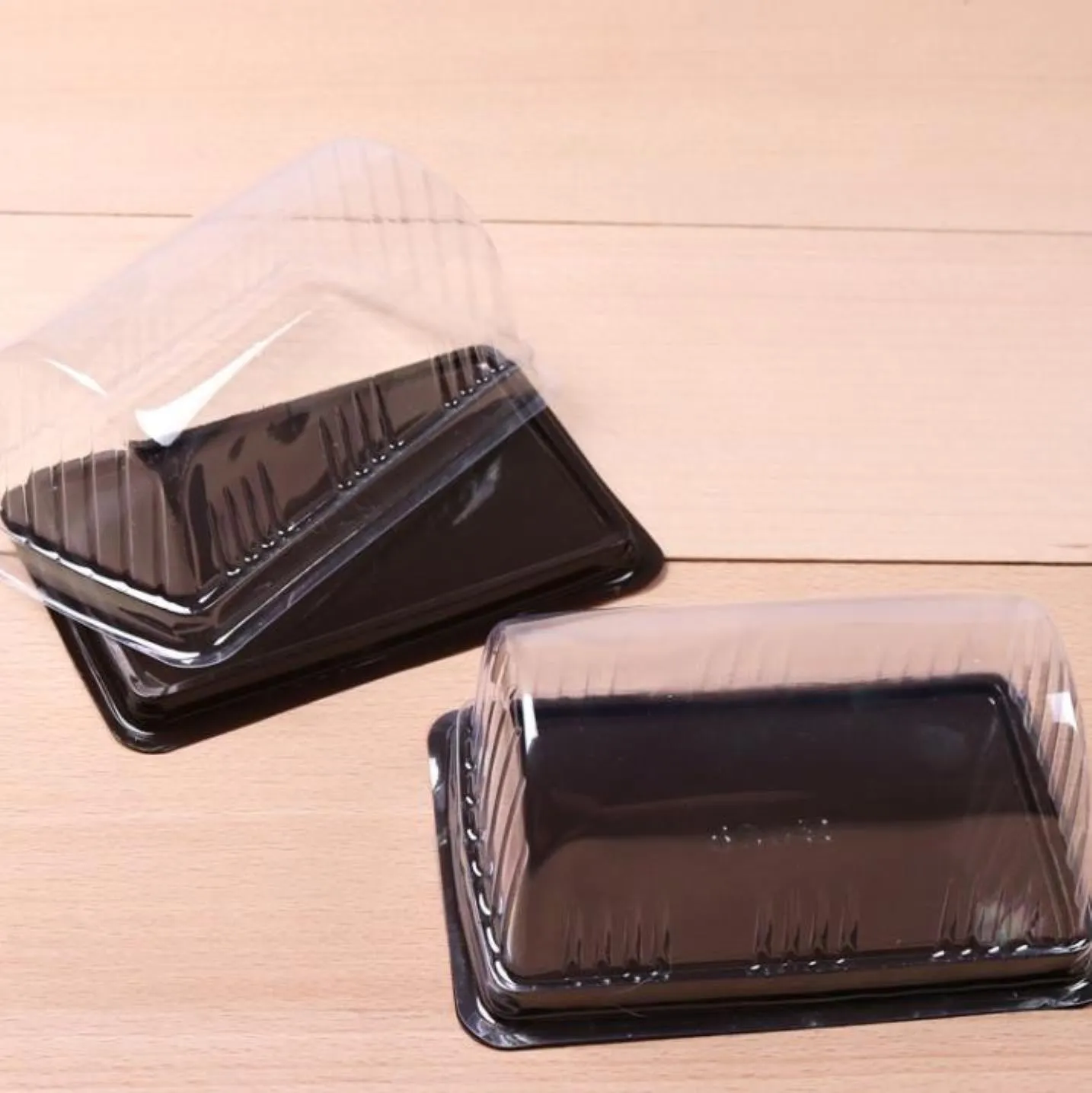 Plastic Transparent Clear Disposable Bread Cake Boxes Pastry Bakery Free Shipping