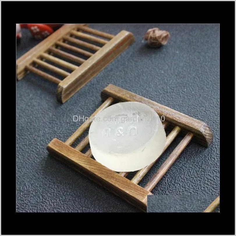 dark wood soap dish wooden soap tray holder storage soap rack plate box container for bathroom wen4566