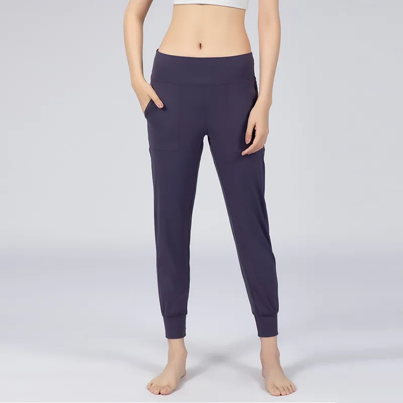 Naked Feel Fabric Yoga Pants Women Loose Fit Sport Active Back Waist Lounge  Jogger Leggings With Two Side Pockets From 16,48 €