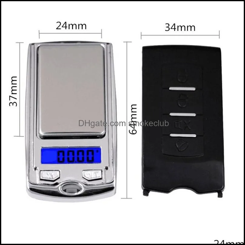 Mini Precision Digital Scales For Silver Coin Gold Diamond Jewelry Weight Balance Car Key Design 0.01 Weight Electronic Scales Free