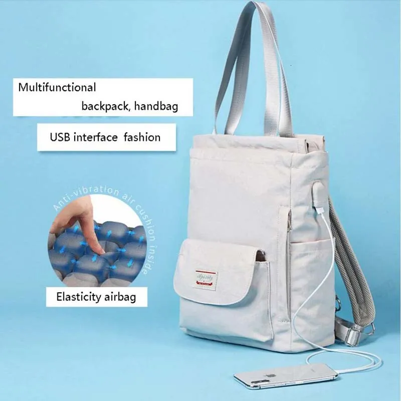 Moda damska torba na ramię do wodoodporna Oxford Tkaniny Notebook 15.6 Calowy Laptop Backpack Girl Schoolbag