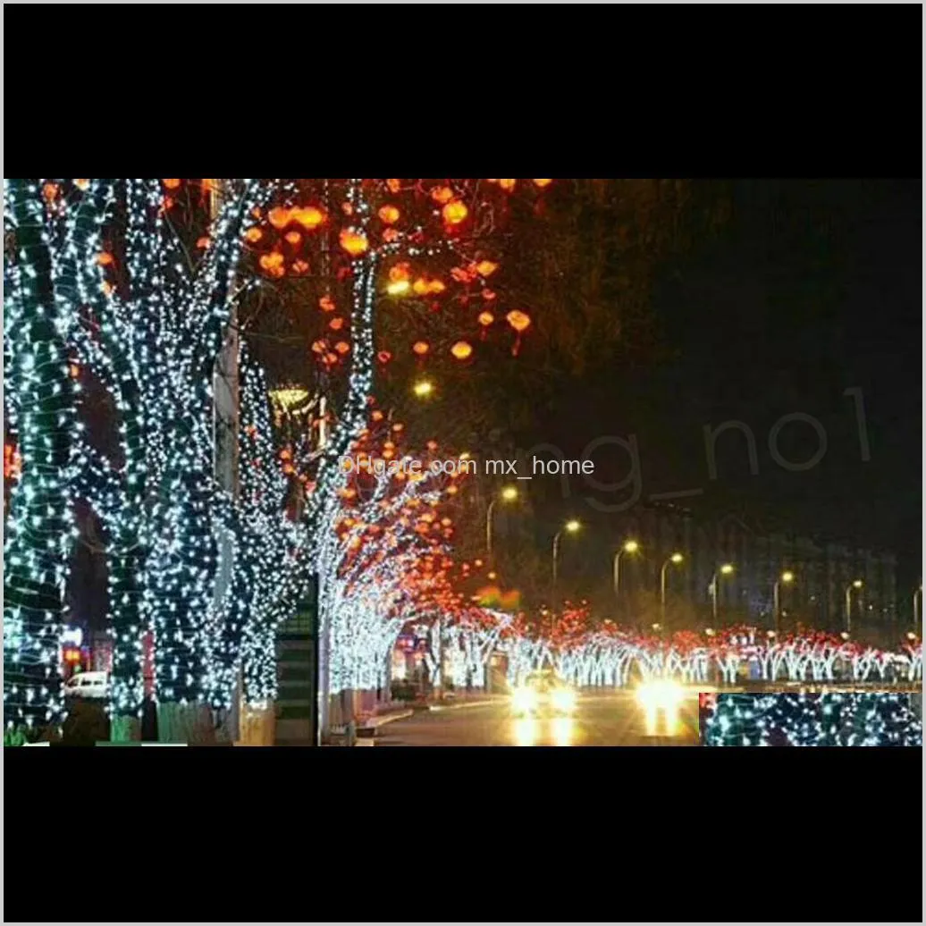 led string light 10m 20m 30m 50m 100m ac220v xmas holiday light waterproof christmas lights home festival decoration lamp ffa3763