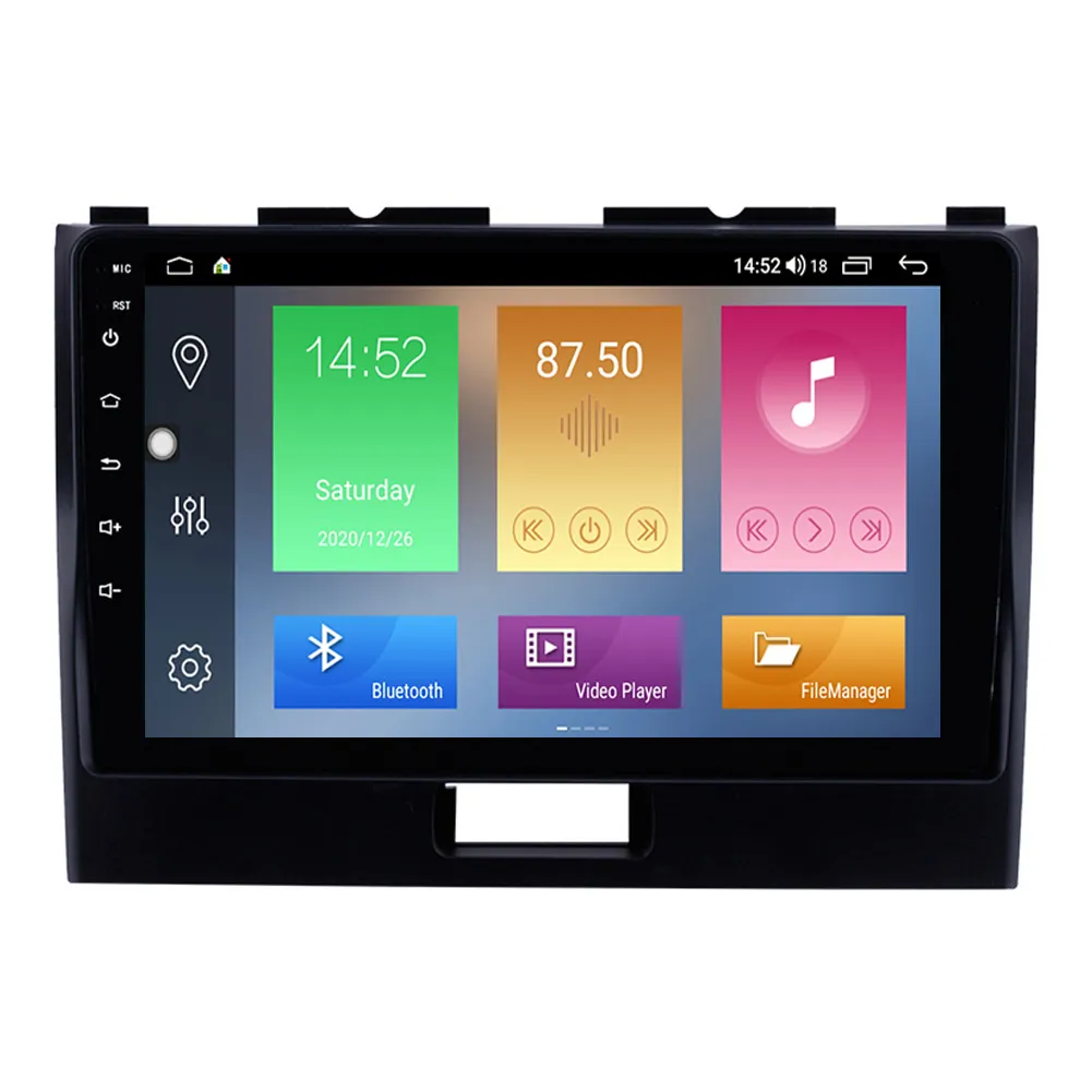 9 inch car dvd Touchscreen Android 10 Player for SUZUKI WAGONR GPS Navigation Radio 2010-2018 with USB WIFI support TPMS DVR SWC
