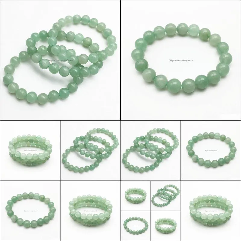 10mm Green Aventurine Bracelet,Gemstone Bracelet,Aventurine Round Beads,Elastic Bracelet,Good Luck Bracelet