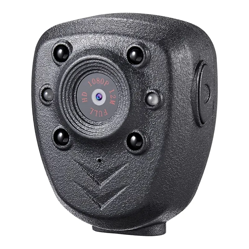 Full HD 1080P Polícia Polícia Lapela Vídeo Câmera Vídeo DVR IR Night Vision LED Cam Luz Cam Digital Mini DV Gravador Voz 32G TF Cartão