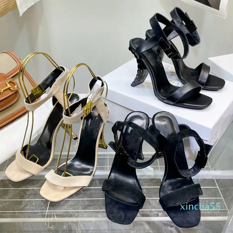 Sandali Alla Moda Con Tacco Alto In Metallo Da Donna Estivi Sandali Con Punta Aperta E Cinturino Alla Caviglia Scarpe Firmate Di Lusso Sexy Con Tacco Da 109 44 DHgate