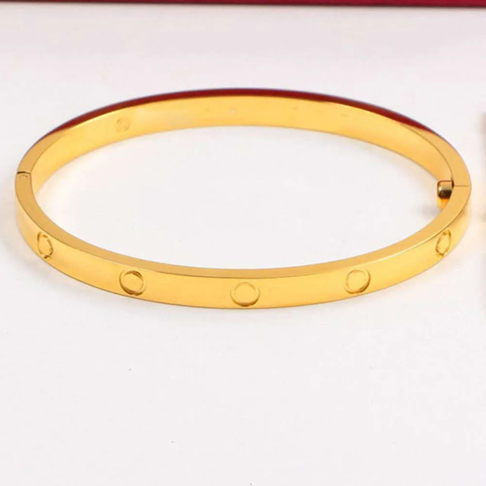 love bangle screwdriver bracelet designs Classic fashion design titanium steel rose gold gemstone bracelets couple male female jew262Z