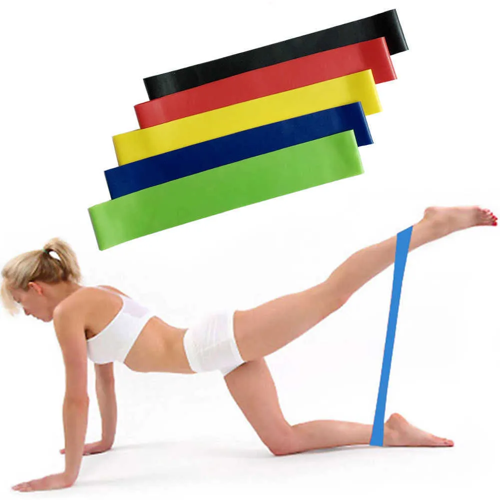 Fasce di resistenza Elastico Gum Allenamento Fitness Attrezzature da palestra Loop Latex Yoga Allenamento della forza Elastici atletici Expander H1026