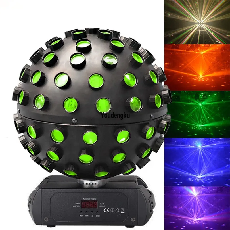 LED Magic Ball Starburst feixe de fase de discoteca luz 5 pcs 18w rgbwa + uv 6in1 super luz de bola mágica led